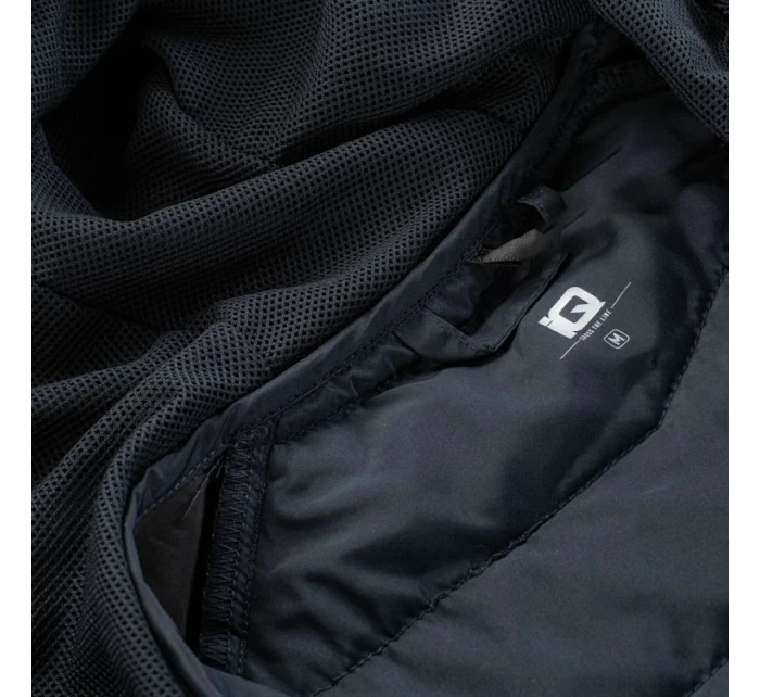 Pánská sportovní bunda Cross The Line Yoran Černá - IQ Pánská sportovní bunda Cross The Line Yoran Černá - IQ