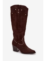 Kozačky na podpatku  model 219860 Step in style