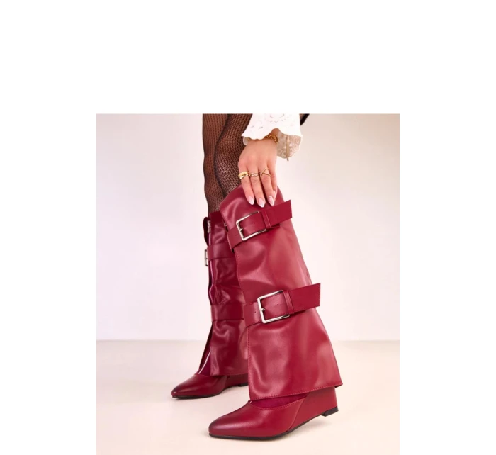 Kozačky na klínech  model 220244 Solea