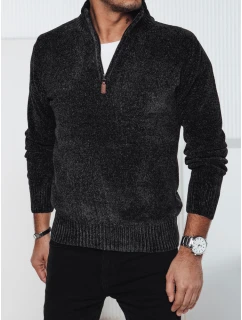 Pánský tmavě šedý svetr FashionStreet WX2237