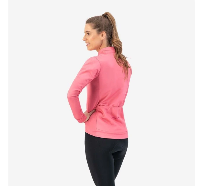 Rogelli dámský dres s dlouhým rukávem CORE pink XL