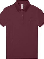 B&C My Polo 180 /women Dámské piqué polo 01.W461 burgundy