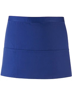 PR 155 Krátká zástěra do pasu s kapsou "Colours" model 22468559 royal - Premier