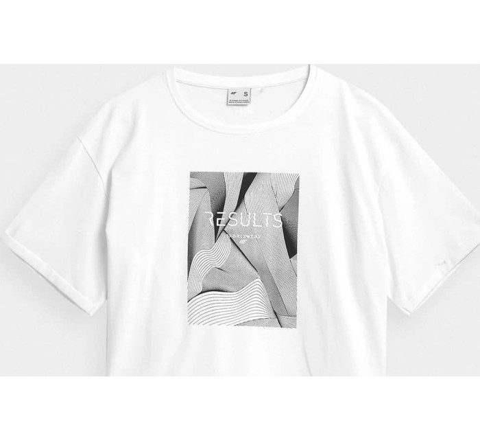 Dámské tričko 4F H4Z21-TSD029 Bílé