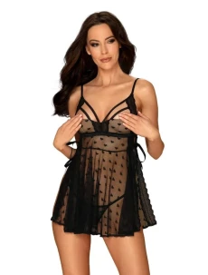 Fantastická košilka Heartia babydoll - Obsessive