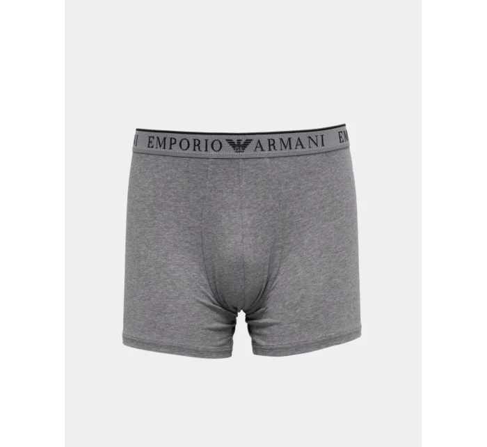 Pánské boxerky 2Pack 111912 4R720 černošedé - Emporio Armani