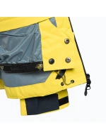 Pánská lyžařská bunda H4Z22 žluto-černá - 4F Pánská lyžařská bunda H4Z22 žluto-černá - 4F