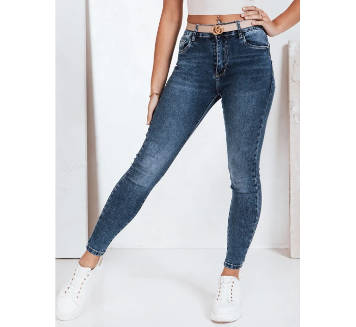 Dámské úzké džíny modré FashionStreet UY2791