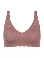 Dámská podprsenka ZERO Feel Bliss Soft bra - BROWN - hnědá 1141 - SLOGGI