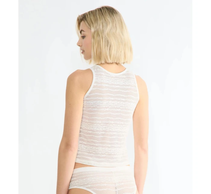 sloggi FREE Evolve Tank Top Lace - WHITE - SLOGGI WHITE - SLOGGI