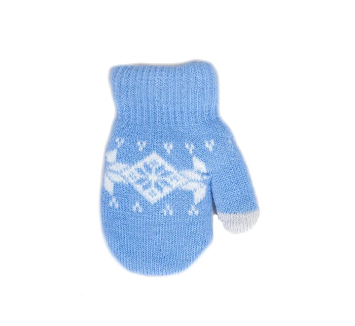 YOCLUB Rukavice RED-0020C Dětský norský vzor