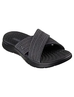 Dámské žabky Skechers GO WALK FLEX SANDAL IMPRESSED 141420 BKGY