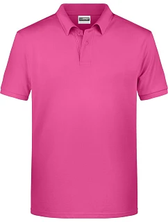 Daiber 8010 Pánské piqué polo z bio bavlny 02.8010 pink