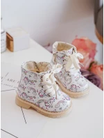 Dětské Boty S Zipem Bežové model 21634754 - Boto