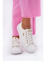 Dámské Tenisky Z Eko Kůže Big Star RR274748 Bílé Dámské Tenisky Z Eko Kůže Big Star RR274748 Bílé