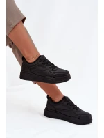 Dámské Tenisky Na Platformě Big Star SS274589 HI-POLY SYSTEM Černé Dámské Tenisky Na Platformě Big Star SS274589 HI-POLY SYSTEM Černé