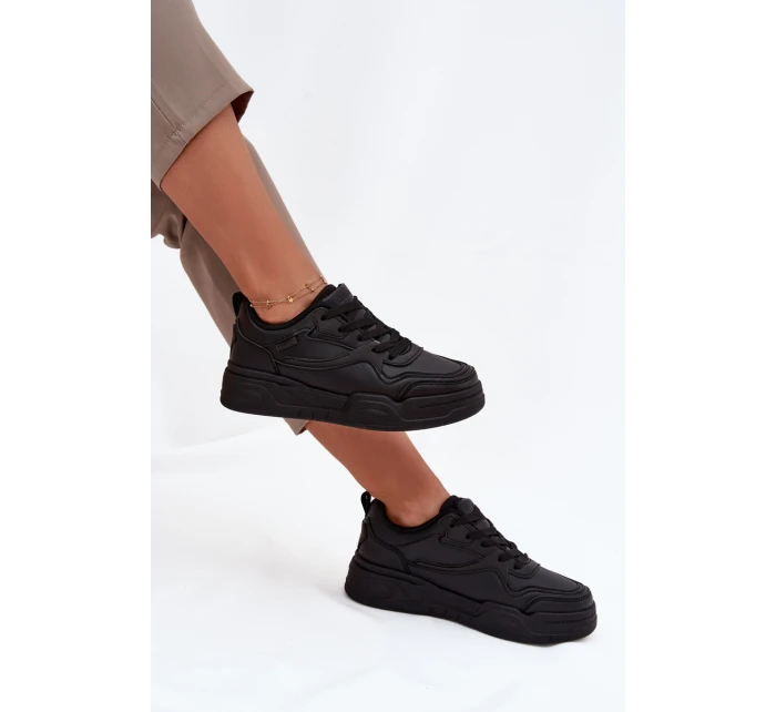 Dámské Tenisky Na Platformě Big Star SS274589 HI-POLY SYSTEM Černé Dámské Tenisky Na Platformě Big Star SS274589 HI-POLY SYSTEM Černé