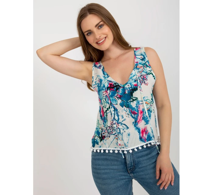 Halenka AT BZ 2202B.70 bílá a modrá