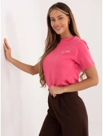 T shirt model 21821384 różowy - FPrice