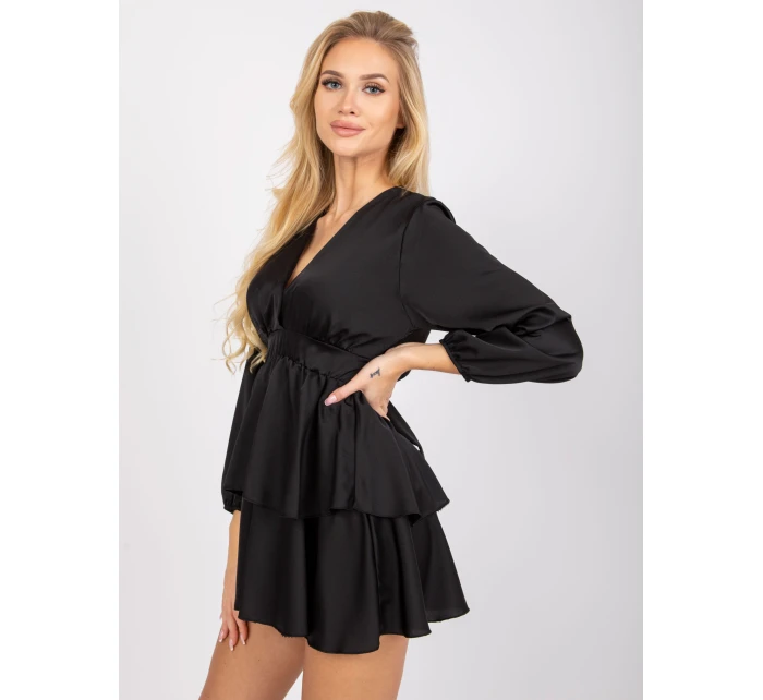 Šaty DHJ SK 15178.45P černé Šaty DHJ SK 15178.45P černé