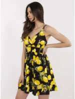 Sukienka MI SK model 21091832 czarno żółty - FPrice