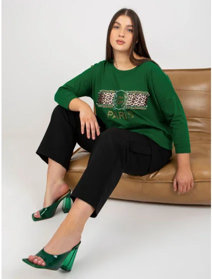 Halenka VI BZ 2901.49P tmavě zelená Halenka VI BZ 2901.49P tmavě zelená