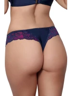 Krajková tanga V-9418 modrá - Axami Krajková tanga V-9418 modrá - Axami