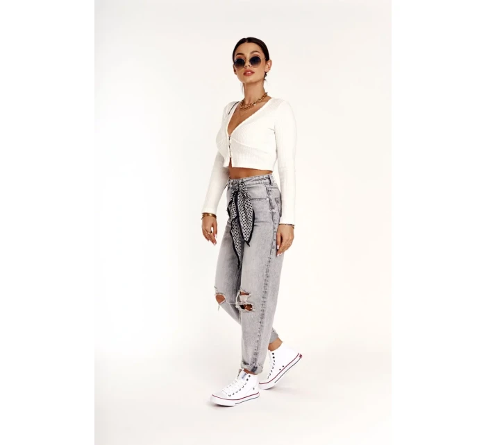 Dámské vysoké tenisky Big Star - bílé Dámské vysoké tenisky Big Star - bílé