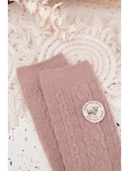 Dámské vlněné ponožky – béžové Dámské vlněné ponožky – béžové