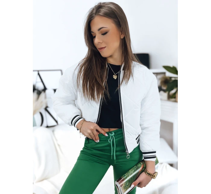 Dámská bunda BOMBER bílá FashionStreet TY3432