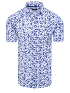 Pánské bílé tričko s krátkým rukávem model 21969085 - Dstreet