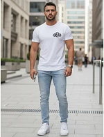 Koszulka męska z nadrukiem biała model 22156935 - FashionStreet