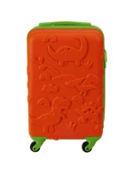 CESTOVNÍ KUFR 18" PROWORLD KID - ORANŽOVÝ (DINO)