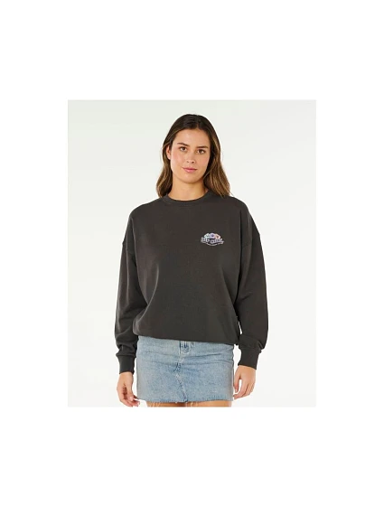 Dámská mikina RIP CURL Bells Heritage Crew, černá, pánská