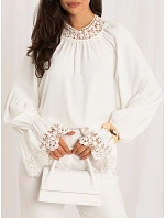 Bluzka MI BZ model 22340782 ecru - FPrice Bluzka MI BZ model 22340782 ecru - FPrice