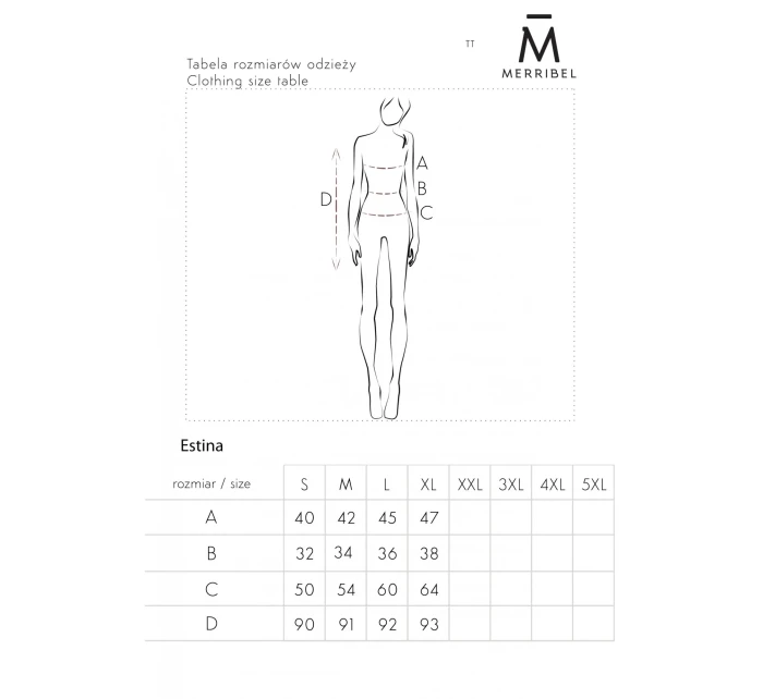 Šaty Estina Peach - Merribel