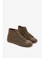 Pánské zateplené tenisky Big Star HI-POLY SYSTEM – khaki