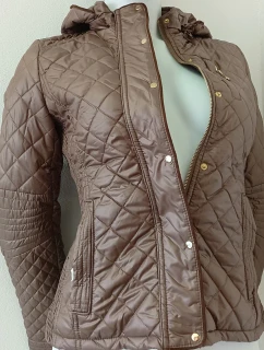 Dámská sezónní bunda 7059A hnědá - Goodlooking