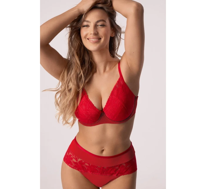 Podprsenka Laura push up červená