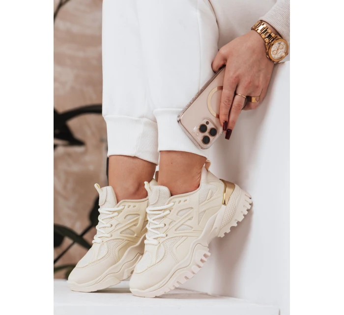 Dámské tenisky CILLE beige FashionStreet ZY0459 Dámské tenisky CILLE beige FashionStreet ZY0459
