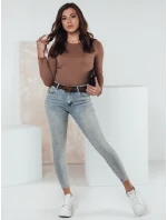 Dámské džínové kalhoty CURVEON push up blue FashionStreet UY2309