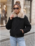 Kurtka damska zimowa z  czarna model 22342096 - FashionStreet