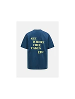 Tričko PEAK PERFORMANCE M Graphic Tee, modré Tričko PEAK PERFORMANCE M Graphic Tee, modré