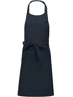 Kariban K 890 Zástěra s laclem "Sommelier" 20.K890 navy