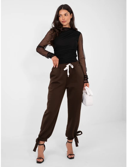 Kalhoty IT SP 9987.16 tmavě hnědé Kalhoty IT SP 9987.16 tmavě hnědé