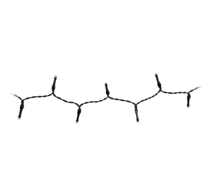 VÁNOČNÍ STROMEK SVĚTELNÝ ŘETĚZ 240 VEDL ČASOVAČ STUDENÁ BÍLÁ