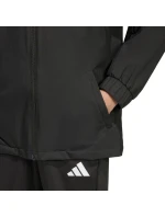 Dětská bunda adidas Entrada 26 All Weather černá JZ9104 Dětská bunda adidas Entrada 26 All Weather černá JZ9104