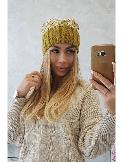 Milano fleecová čepice K203 ecru model 18749911 - K-Fashion