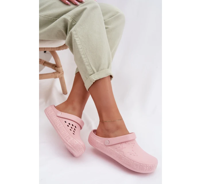 Dámské chodaki s pěnou Big Star TT274A080 růžové