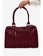 Velká taška z imitace kůže Bordó model 22220887 - Flora&Co Velká taška z imitace kůže Bordó model 22220887 - Flora&Co